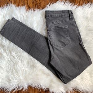 High-rise stretch skinny jeans